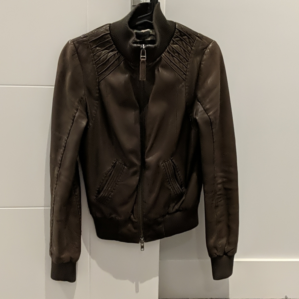 Mackage leather jacket